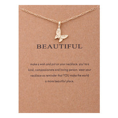 Fashion Bowknot Necklace Clavicle Chain