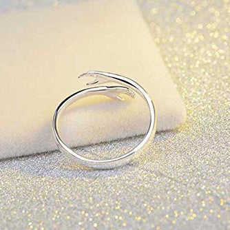 Alloy Simple Hands Hug Ring