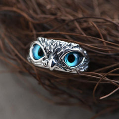 Fashion Vintage Demon Eye Owl Ring For Women