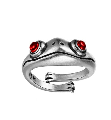 Fashion Vintage Demon Eye Owl Ring For Women