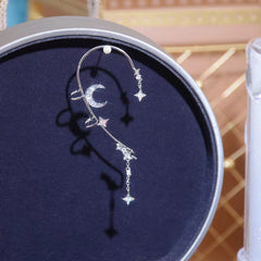 Moon Splash Star River Design Super Fairy Star Moon Ear Clip