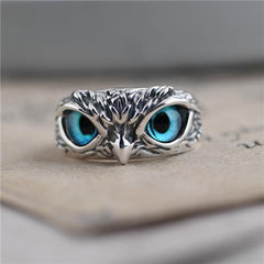 Fashion Vintage Demon Eye Owl Ring For Women