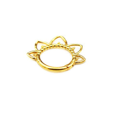 Stainless Steel Casting Flower Ring